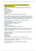 XINNIX ACTUAL 2026 TEST PAPER QUESTIONS AND SOLUTIONS RATED A&plus;