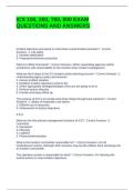ICS 100&comma; 200&comma; 700&comma; 800 EXAM QUESTIONS AND ANSWERS
