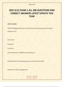 ISDS 3115 EXAM 1 ALL 300 QUESTIONS AND CORRECT ANSWERS LATEST UPDATE THIS YEAR