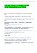 ICS 100&comma; FINAL EXAM QUESTIONS WITH COMPLETE SOLUTIONS