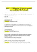 CHC &ndash; CCB Practice Test Questions & Correct Detailed Answers &vert; 2025&sol;2026 A&plus; Grade