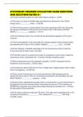 STATIONARY ENGINEER EVALUATION EXAM QUESTIONS AND SOLUTIONS RATED A&plus;