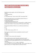 MLT ASCP EXAM 2026 WITH 100&percnt; ACCURATE ANSWERS