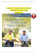 Test Bank For Nursing for Wellness in Older Adults Miller 8th Edition All Chapters Covered