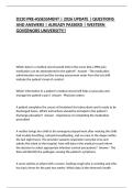 D220 PRE-ASSESSMENT &vert; 2026 UPDATE &vert; QUESTIONS AND ANSWERS &vert; ALREADY PASSED &vert; WESTERN GOVERNORS UNIVERSITY&excl;&excl;