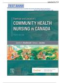 TEST BANK STANHOPE AND LANCASTER'S COMMUNITY HEALTH NURSING IN CANADA 4TH EDITION BY  SANDRA A&period; MACDONALD&comma; AND SONYA L&period; JAKUBEC &vert; ALL CHAPTERS &vert; NEWEST VERSION&vert; GUIDE A&plus;