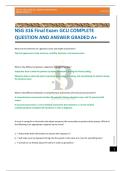 NSG 316 Final Exam GCU COMPLETE QUESTION AND ANSWER GRADED A&plus;