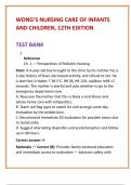 Wong&rsquo;s Pediatric Nursing Test Bank 12th Ed &vert; Hockenberry &vert; NCLEX-Style Pediatric Nursing