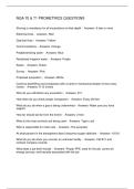 NGA 70 & 71 PROMETRICS QUESTIONS