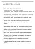 NGA 85 QUESTIONS & ANSWERS