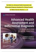 Advanced Health Assessment and Differential Diagnosis&colon; Essentials for Clinical Practice&comma; 1st Edition &mdash; Complete Test Bank &lpar;Myrick & Karosas&rpar;
