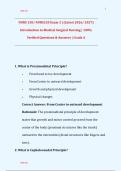 NURS 120&sol; NURS120 Exam 3 &vert; &lpar;Latest 2026&sol; 2027&rpar;  Introduction to Medical Surgical Nursing &vert; 100&percnt;  Verified Questions & Answers &vert; Grade A