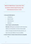 NURS 120&sol; NURS120 Exam 2 &vert; &lpar;Latest 2026&sol; 2027&rpar;  Introduction to Medical Surgical Nursing &vert; 100&percnt;  Verified Questions & Answers &vert; Grade A
