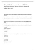 Kaiser South Rhythm Interpretation Assessment &vert; KP Rhythm Interpretation Assessment &vert; Questions and Answers &vert; Fall 2025&sol;26 Update &vert; 100&percnt; Correct&period;