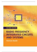 SOLUTION MANUAL FOR Radio Frequency Integrated Circuits and Systems 2nd Edition by Hooman Darabi ISBN&colon;978-1107194755 COMPLETE GUIDE ALL CHAPTERS COVERED 100&percnt; VERIFIED A&plus; GRADE ASSURED&excl;&excl;&excl;&excl;&excl;NEW LATEST UPDATE&excl;&excl;&excl;&excl;