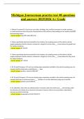 Michigan Journeyman  Practice Test &num;8 &vert; Verified Questions & Correct Detailed Answers &vert; 2025&sol;2026 A&plus; Grade