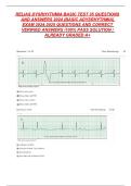 Relias Dysrhythmia Basic Test 2026&sol;2027 &ndash; 35 Questions & Answers &vert; Verified Correct Solutions