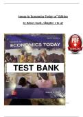 Issues in Economics Today &ndash; 10th Edition by Robert Guell &ndash; Complete Solution Manual &vert; Chapters 1&ndash;47 &vert; Latest Update