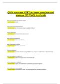 QMA State Test &vert; Essential Practice Questions & Correct Detailed Answers &vert; 2025&sol;2026 A&plus; Grade
