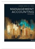 TEST BANK FOR Management Accounting 5th Edition by Leslie G&period; Eldenburg&comma; Albie Brooks ISBN&colon;978-1394263509 COMPLETE GUIDE ALL CHAPTERS COVERED 100&percnt; VERIFIED A&plus; GRADE ASSURED&excl;&excl;&excl;&excl;&excl;NEW LATEST UPDATE&excl;&excl;&excl;&excl;&excl;