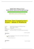 NURS 6501 Midterm Exam 2026&sol;2027 &vert; Advanced Pathophysiology Complete Solutions & Test Resource