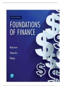 TEST BANK FOR Foundations of Finance&comma; 10th edition by J&period; Keown&comma; John D&period; Martin ISBN&colon;9780134897264 COMPLETE GUIDE ALL CHAPTERS COVERED 100&percnt; VERIFIED A&plus; GRADE ASSURED&excl;&excl;&excl;&excl;&excl;NEW LATEST UPDATE&excl;&excl;&excl;&excl;&excl;&excl;