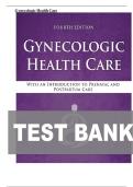 TEST BANK FOR Gynecologic Health Care&colon; With an Introduction to Prenatal and Postpartum Care&colon; With an Introduction to Prenatal and Postpartum Care 4th Edition by Kerri Durnell Schuiling ISBN&colon;978-1284182347 COMPLETE GUIDE&excl;&excl;&excl;&excl;NEW LATEST UPDATE&excl;&excl;&excl;&excl;