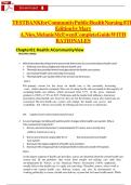 TEST BANK for Community&sol;Public Health Nursing &lpar;8th Edition&rpar; by Mary A&period; Nies & Melanie McEwen &ndash; Complete Exam Guide with Detailed Rationales &vert; ISBN&colon; 9780323795319