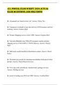 421 POSTAL EXAM SCRIPT 2026 ACTUAL EXAM QUESTIONS AND SOLUTIONS