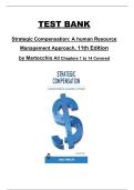 Strategic Compensation&colon; A Human Resource Management Approach &lpar;11th Edition&rpar; by Joseph J&period; Martocchio &ndash; Chapters 1&ndash;14 Complete Test Bank