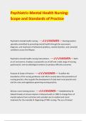 Psychiatric-Mental Health Nursing&colon;  Scope and Standards of Practice