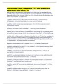 OCI FOUNDATIONS CORE EXAM TEST 2026 QUESTIONS AND SOLUTIONS 