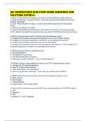 OCI FOUNDATIONS 2026 STUDY GUIDE QUESTIONS AND SOLUTIONS 