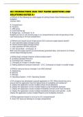 OCI FOUNDATIONS 2026 TEST PAPER QUESTIONS AND SOLUTIONS RATED A&plus;