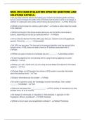 MSIS 2103 EXAM EVALUATION UPDATED QUESTIONS AND SOLUTIONS RATED A&plus;