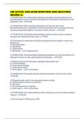 CER ACTUAL 2026 EXAM QUESTIONS AND SOLUTIONS GRADED A&plus;
