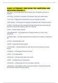 FLIGHT ATTENDANT CORE EXAM TEST QUESTIONS AND SOLUTIONS GRADED A&plus;