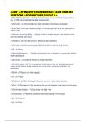 FLIGHT ATTENDANT COMPREHENSIVE EXAM UPDATED QUESTIONS AND SOLUTIONS GRADED A&plus;