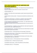 PHTLS MAIN EXAMINATION SET QUESTIONS AND SOLUTIONS GRADED A&plus;