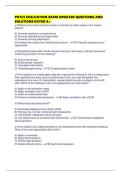 PHTLS EVALUATION EXAM UPDATED QUESTIONS AND SOLUTIONS RATED A&period;pdf