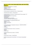 NSG 320 LATEST 2026 EXAM QUESTIONS AND SOLUTIONS RATED A&plus;