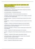 NURS 535 EXAMINATION 2026 SET QUESTIONS AND SOLUTIONS RATED A&plus;