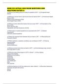 NURS 535 ACTUAL 2026 EXAM QUESTIONS AND SOLUTIONS RATED A&plus;