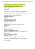 NURS 535 COMPREHENSIVE EXAM UPDATED QUESTIONS AND SOLUTIONS RATED A&plus;