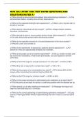NUR 336 LATEST 2026 TEST PAPER QUESTIONS AND SOLUTIONS RATED A&period;pdf