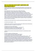 NUR 336 UPDATED EXAM SCRIPT QUESTIONS AND SOLUTIONS RATED A&plus;