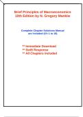 Solution Manual for Brief Principles of Macroeconomics 10th Edition by N&period; Mankiw All Chapters 1-19