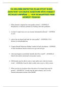 VA DEQ SWM Inspector EXAM STUDY GUIDE  2026&sol;2027 ACCURATE QUESTIONS WITH CORRECT  DETAILED ANSWERS &vert;&vert; 100&percnt; GUARANTEED PASS  <NEWEST VERSION> 