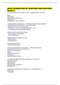BCCCP EXAMINATION SET QUESTIONS AND SOLUTIONS RATED A&plus;