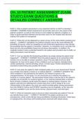 CH&period; 10 PATIENT ASSESSMENT &lpar;CASE STUDY&rpar; EXAM QUESTIONS & DETAILED CORRECT ANSWERS